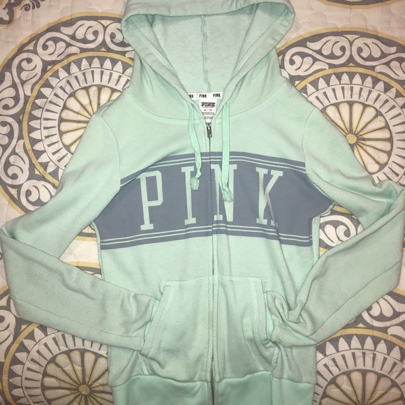 PINK full zip hoodie - Picture 1 of 2